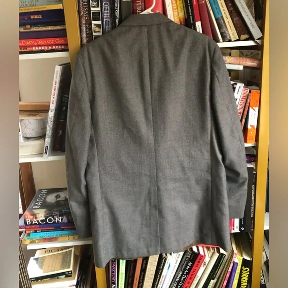 Vintage Gray Wool Blazer - Picture 2 of 7